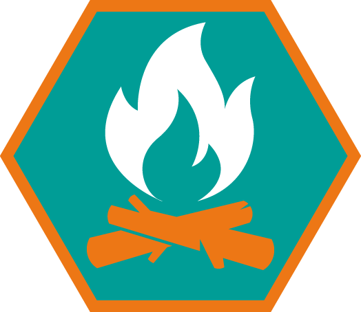 Insigne Vuur stoken Niveau 2